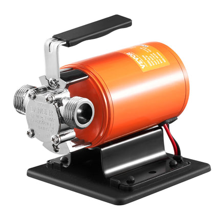 12V Water Transfer Pump, 360 GPH, 6 Ft Suction Hose
