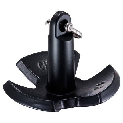 12 lb Mushroom Boat Anchor, Vinyl-Coated Cast Iron
