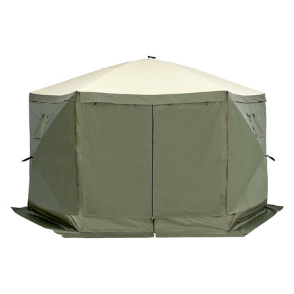 12x12 Pop-Up Screen Tent Gazebo, 6-Sided Mosquito Net