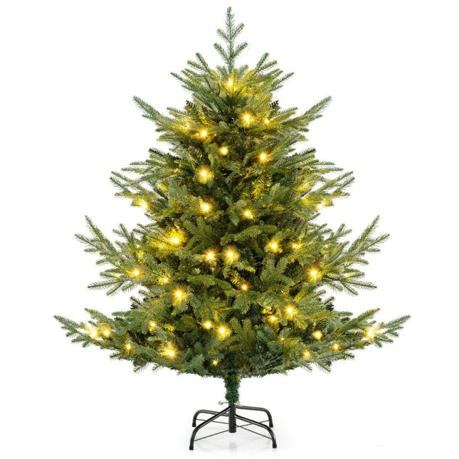 Umělý vánoční stromek 135 cm se 160 LED světly