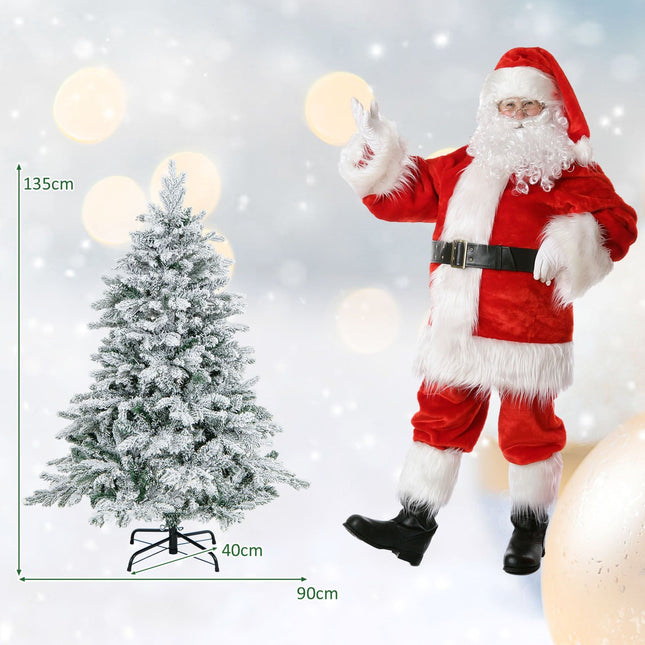 Umělý vánoční stromek 135 cm s LED světly