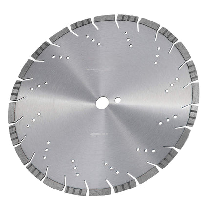 14-Inch Concrete Diamond Saw Blade, Wet Dry, 1-Inch Arbor