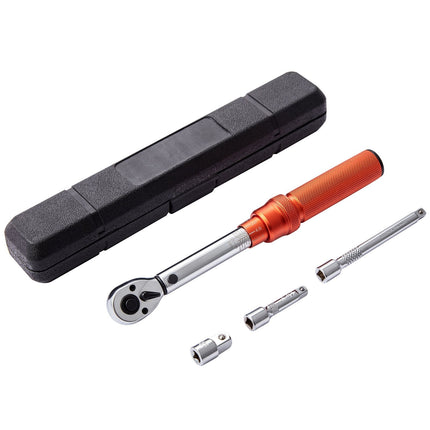 1/4 in Drive Click Torque Wrench 20-200 in-lb, Adapters