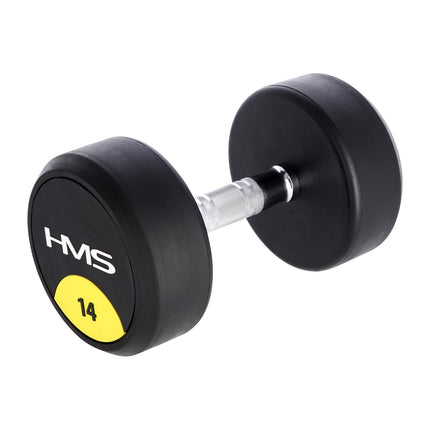 Pogumovaná jednoruční činka 14 kg – vybavení domácí posilovny