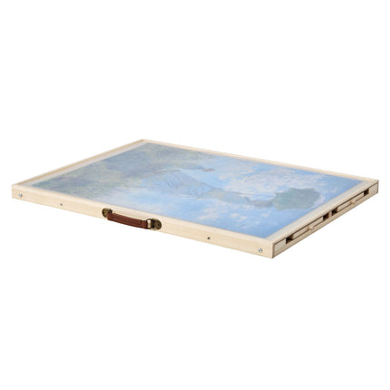 1500-Piece Puzzle Table, Folding Legs, 4 Drawers, Cover