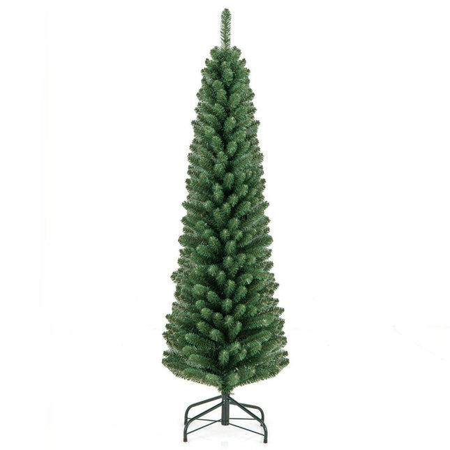 150cm potlood kerstboom kunstkerstboom met 295 groene takpunten