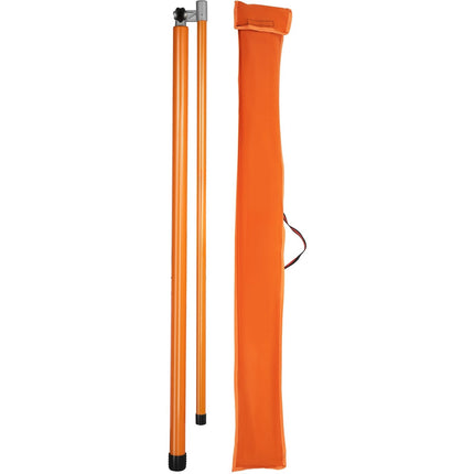 15 Ft Fiberglass Truck Load Height Measuring Stick, Foldable