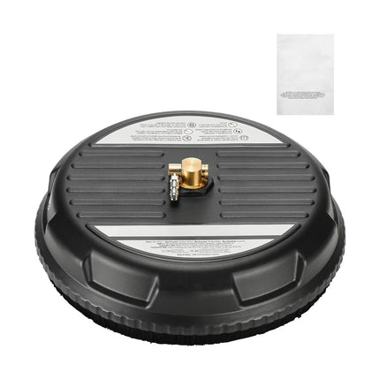 15-Inch Pressure Washer Surface Cleaner, 4 Wheels, 1/4 Quick Connect
