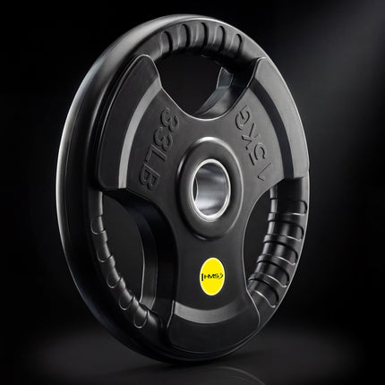 Olympijský pogumovaný kotouč 15 Kg tri-grip