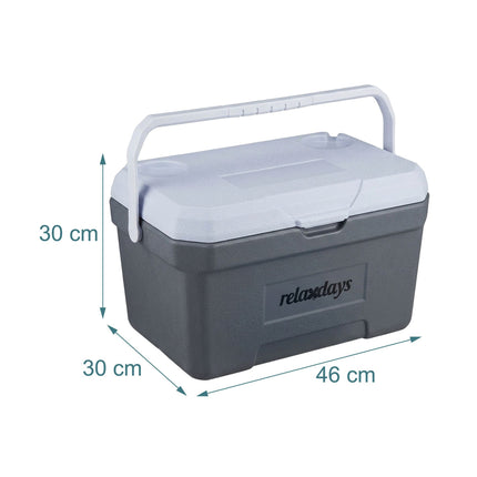 Chladicí box 15L s chladicí vložkou – bílá/šedá