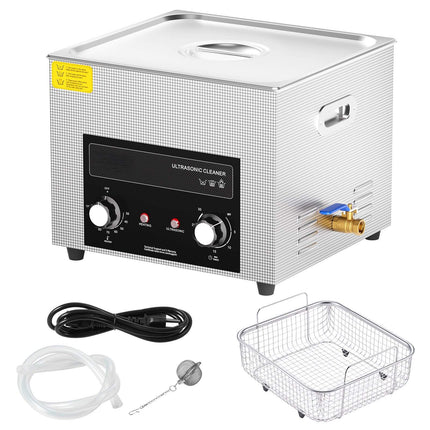 15L Ultrasonic Cleaner With Heater, Timer, Basket 360W