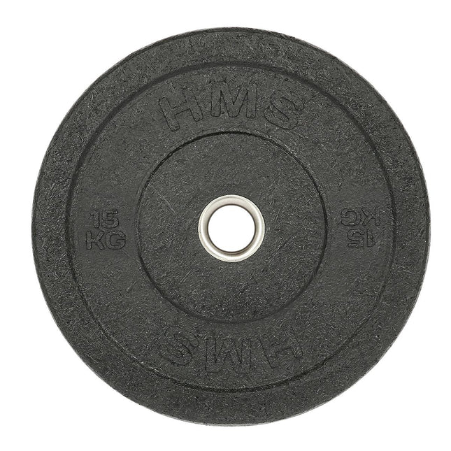 Olympijský bumper kotouč 15 kg, černý