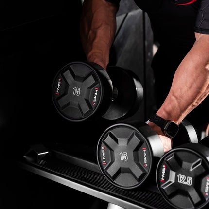 15 kg Polyurethane Dumbbell – HPC CPU HMS