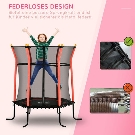 Dětská fitness trampolína 160 cm s ochrannou sítí