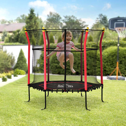Dětská fitness trampolína 160 cm s ochrannou sítí