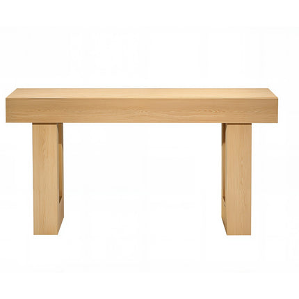 160 cm Farmhouse Console Table, Narrow Sofa Table With Storage