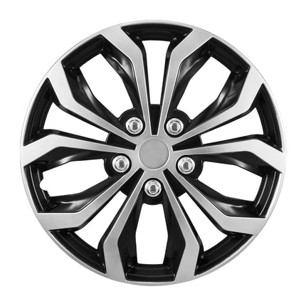 16-Inch Hubcaps Set of 4, Snap-On ABS 10-Spoke