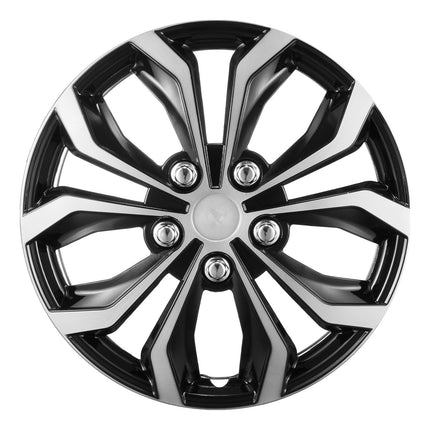 16 Inch Snap-On Hubcaps Set of 4, ABS-PC, Steel Wheels