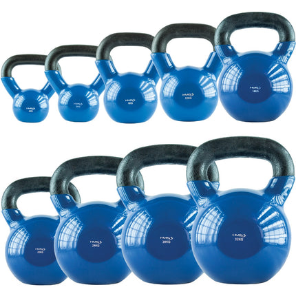 Litinový kettlebell 16 kg – modrý