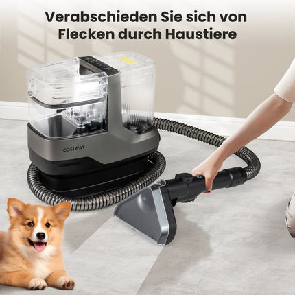 1800W Polsterreiniger mit Dampf & 4 Reinigungsmodi