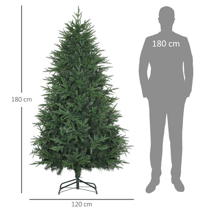 Umělý vánoční stromek jedle 180 Cm, realistický a věrný