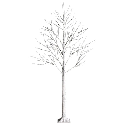 Umělá bříza 180 cm s 96 LED světly