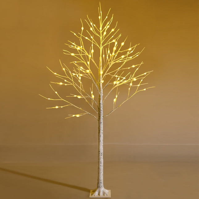 Umělá bříza 180 cm s 96 LED světly