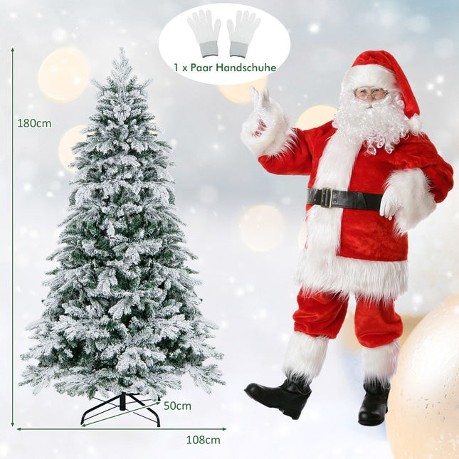 Umělý vánoční stromek 180 cm s 260 teple bílými LED