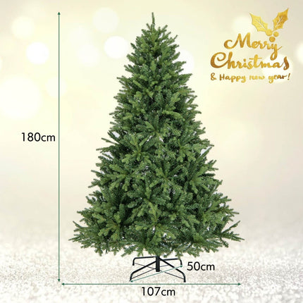 Umělý vánoční stromek 180 cm s 350 LED světly