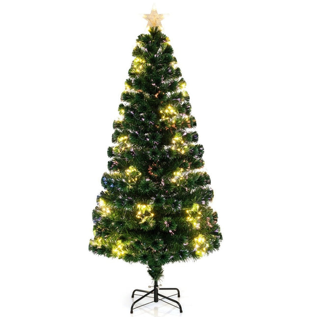 180 cm kunstvezel kerstboom met verlichting