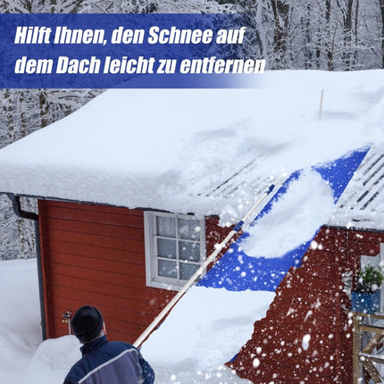 189-620 cm snow roof rake made of aluminum roof rake snow clearer with Oxford fabric