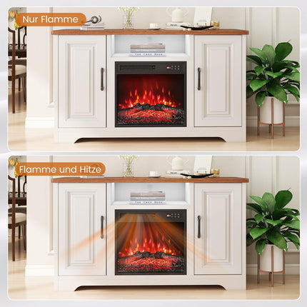 18" Elektrischer Kamineinsatz, 750W/1500W, Fernbedienung
