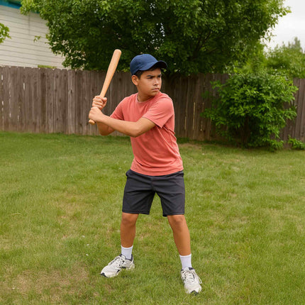 Dřevěná baseballová pálka 18-Inch s jutovým pytlíkem