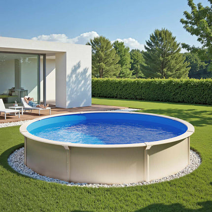 18ft Round Pool Liner, Vinyl Overlap, 52in Wall