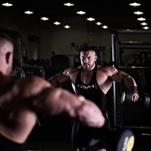 18 kg Rubber Dumbbell – Home Gym Equipment