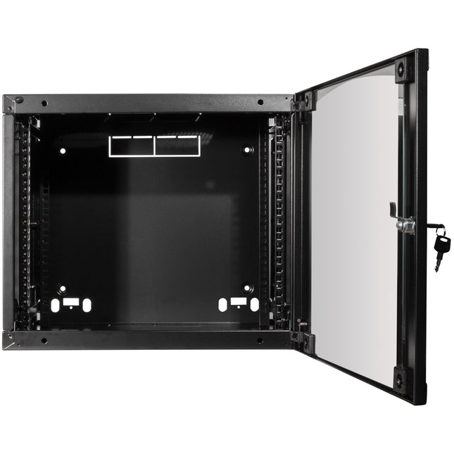 Nástěnný serverový rozvaděč 19" U15 540 x 450 x 725 mm, nesmontovaný, černý
