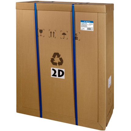 Nástěnný serverový rozvaděč 19" U15 540 x 450 x 725 mm, nesmontovaný, černý