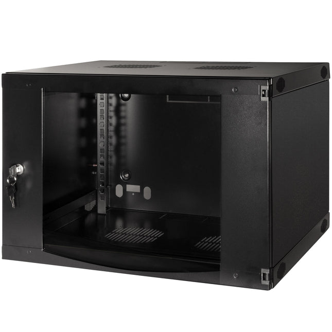 Nástěnný serverový rozvaděč 19" U6 540 x 450 x 330 mm, nesmontovaný, černý