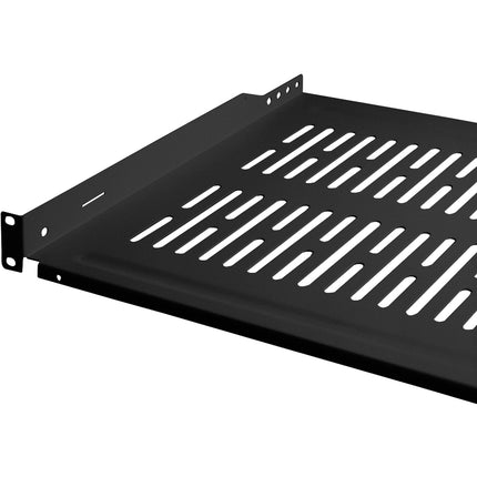 19" Fachboden 1HE 440 x 350 mm max 10 kg Schwarz