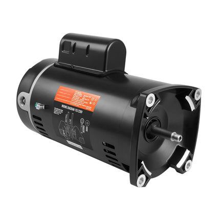1 HP Pool Pump Motor, 56Y, 115/230V, 3450 RPM CCW