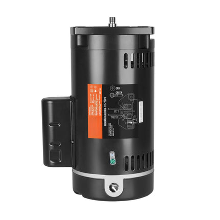 1 HP Pool Pump Motor, 56Y, 115/230V, 3450 RPM CCW
