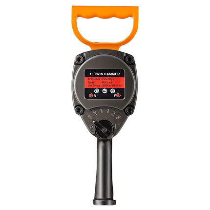 1-Inch Air Impact Wrench, Twin Hammer, 1626 Nm, 6-Speed