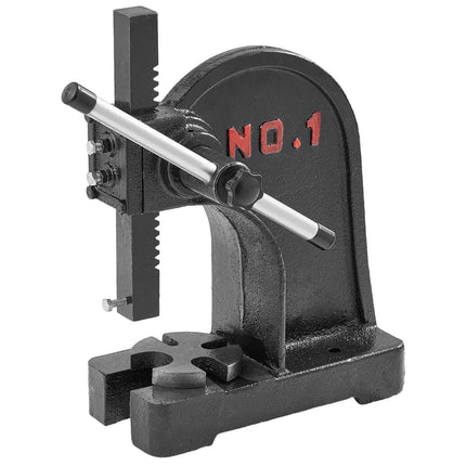 1 Ton Manual Arbor Press, Cast Iron, 150 mm Stroke