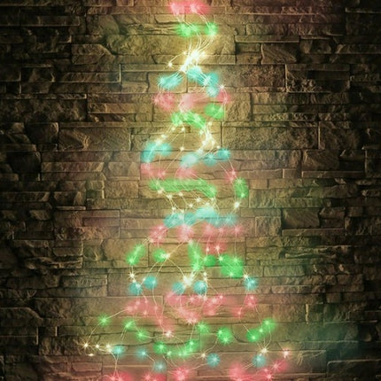 200 LED lamps - angel's hair - multicolor 12V