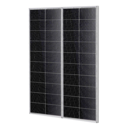 200W Monocrystalline Solar Panel Kit, 12V, 2 Panels, Controller
