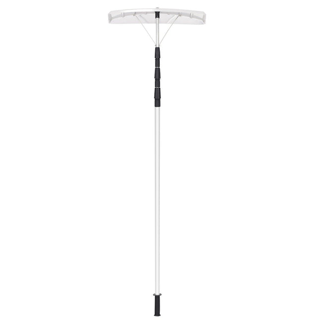 Hliníkový shrnovač sněhu ze střechy 201-630 cm s gumovou lištou