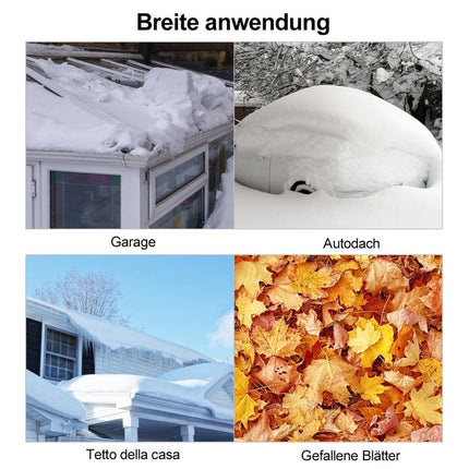 Hliníkový shrnovač sněhu ze střechy 201-630 cm s gumovou lištou