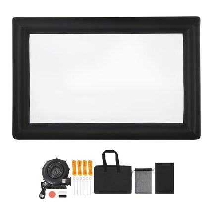 20 Ft Inflatable Movie Screen, 16:9, 600D Washable