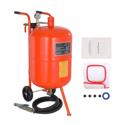 20 Gallon Pressure Sandblaster, 60-110 PSI, 4 Nozzles