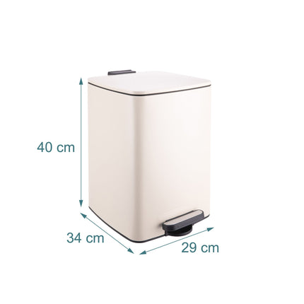 Kuchyňský pedálový koš 20L s víkem, soft-close